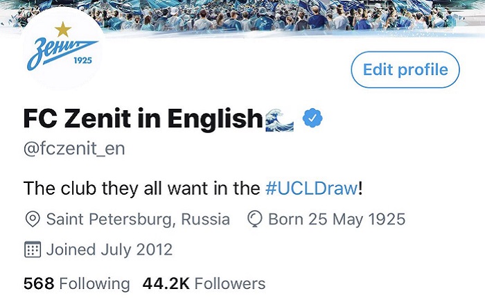 fc zenit twitter