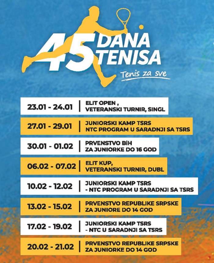 45 dana tenisa