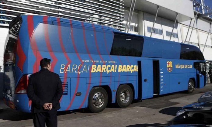 fc barcelona bus