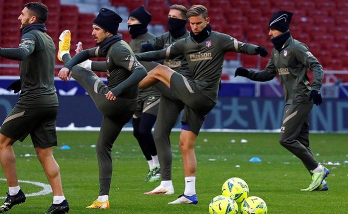 atletiko madrid trening