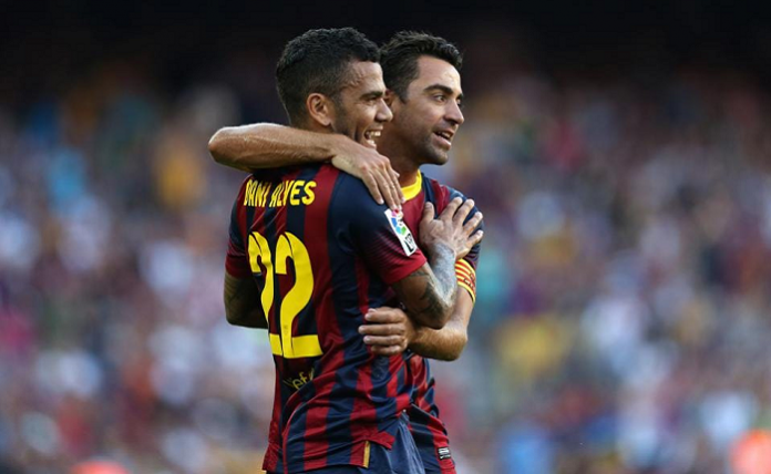 dani alves-xavi
